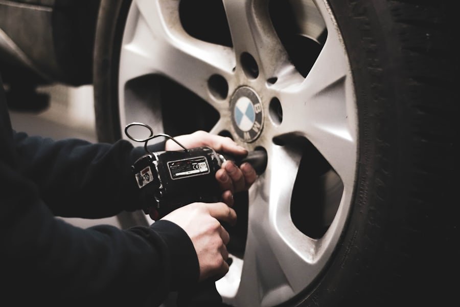 Wheel and tyre service at Maxim Motors Glenageary